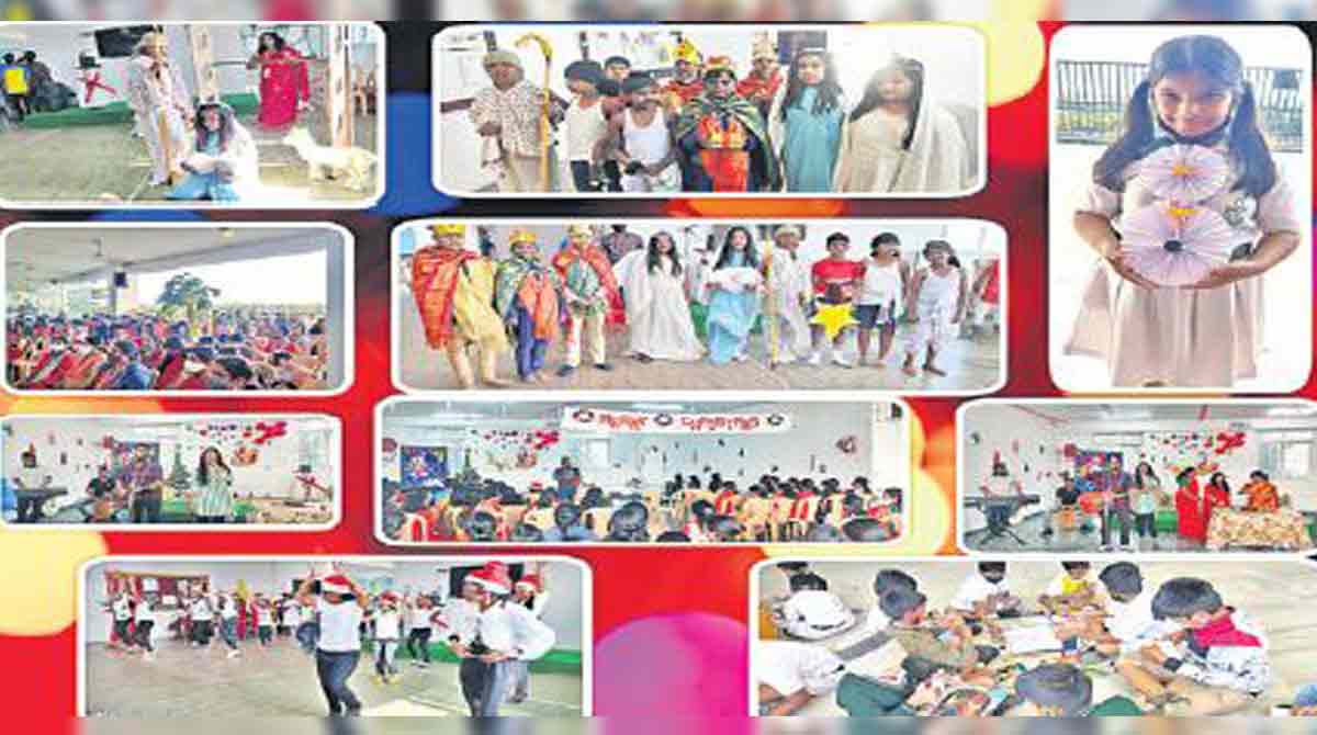 Snowman making, carol singing marks festive day at DPS Nadergul