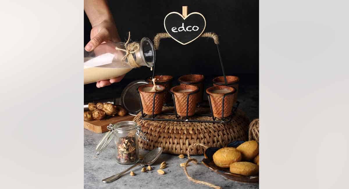 Drink tea and eat your cup! This Hyderabad-based company is selling edible cups