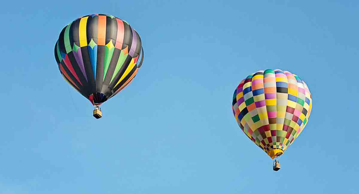 Hot air balloon fiesta at Parade Grounds today, tomorrow