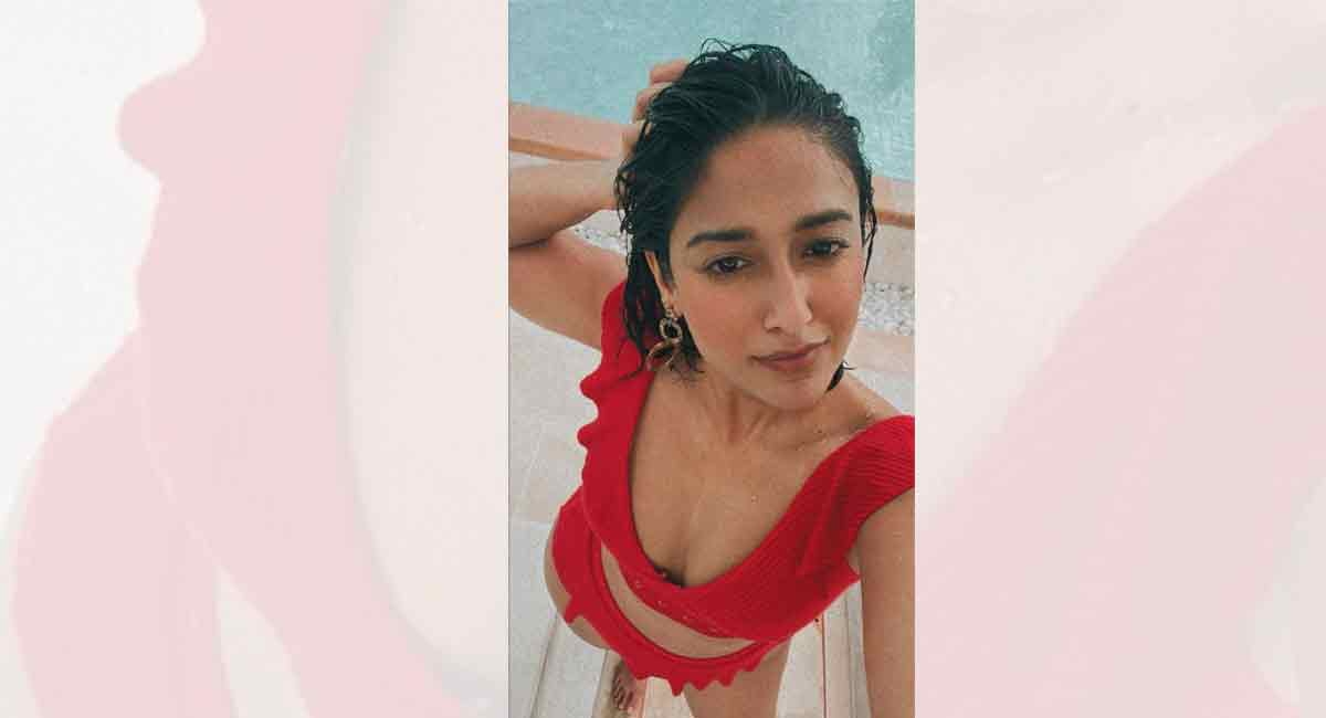 Ileana D Cruz raises temperatures in red bikini