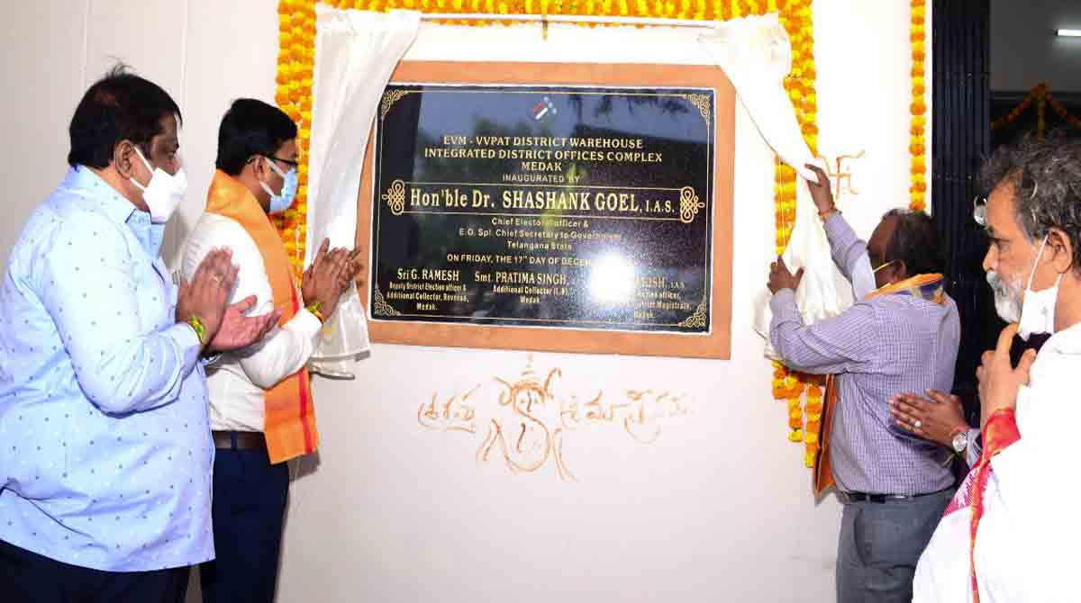Telangana: Construction of EVM warehouses completed in 22 districts