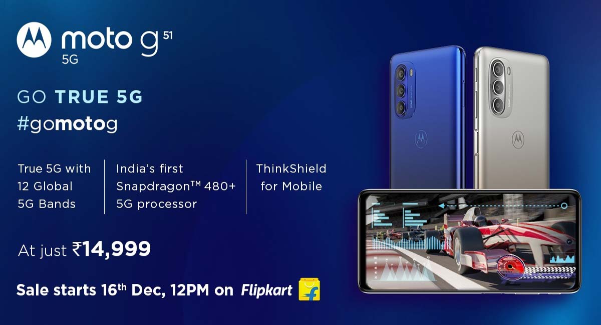 moto g51 5G unveiled in India for Rs 14,999