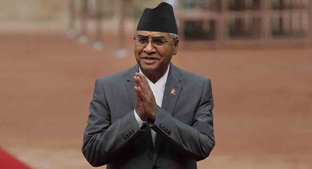 Nepal PM Deuba ‘likely’ to visit India in early January