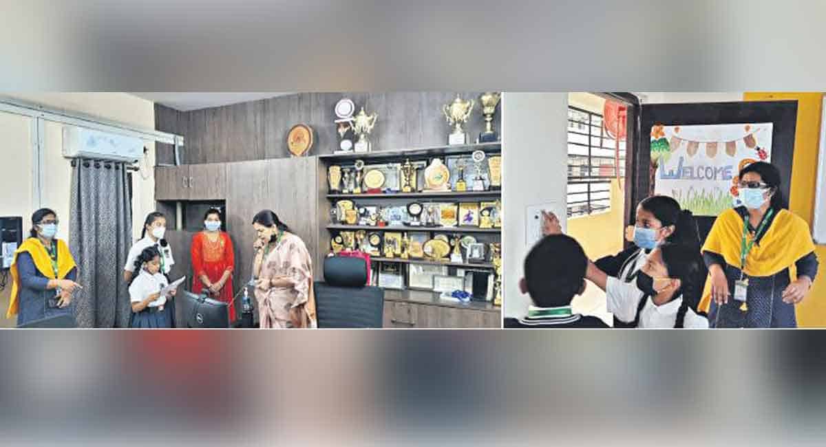 Pallavi Model School conducts special assembly on the World Energy Conservation Day