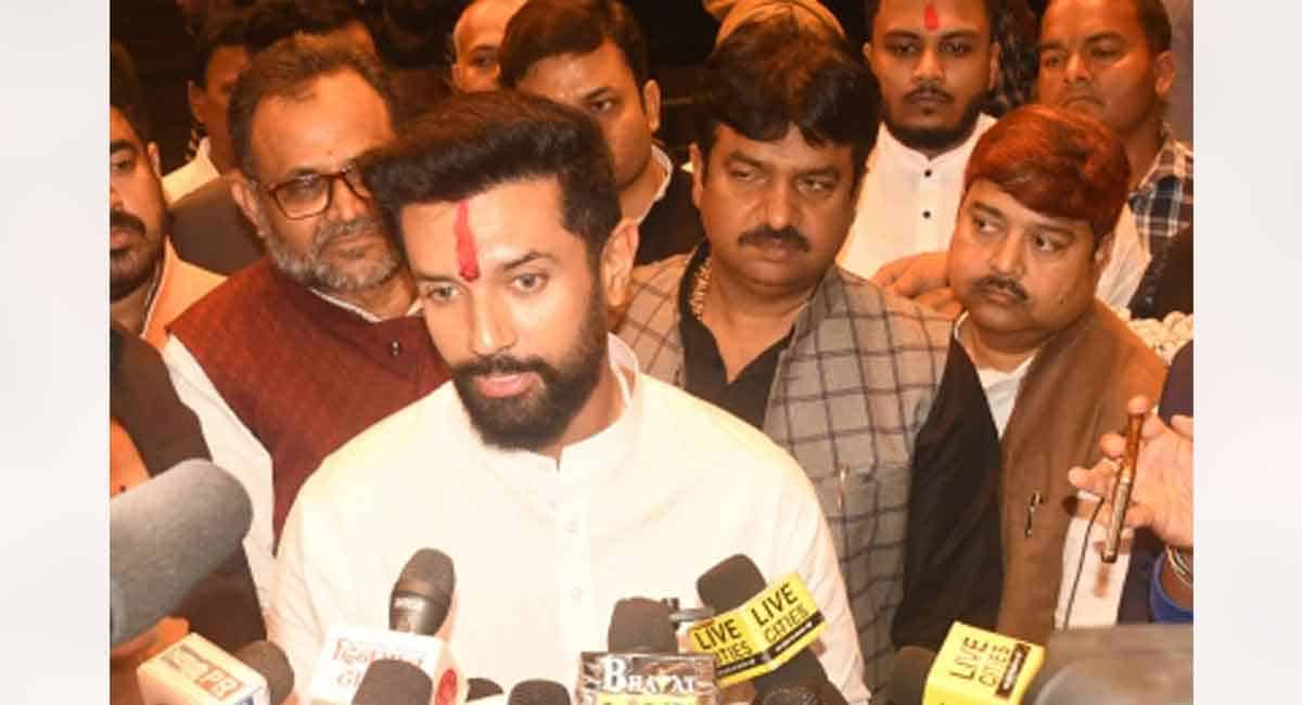 “We will take part in NDA meeting on Wednesday”: LJP chief Chirag Paswan