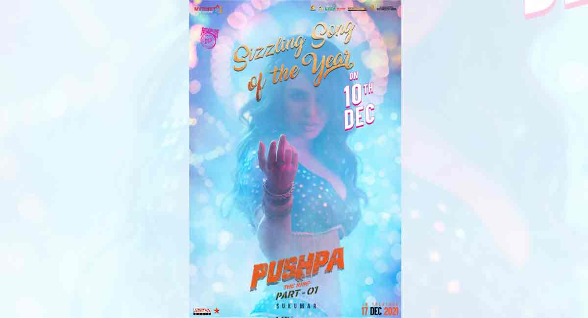 Samantha’s item song in ‘Pushpa’ to be out on Dec 10