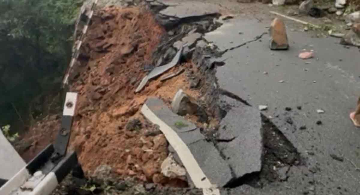 Tirumala ghat road closed again following landslides