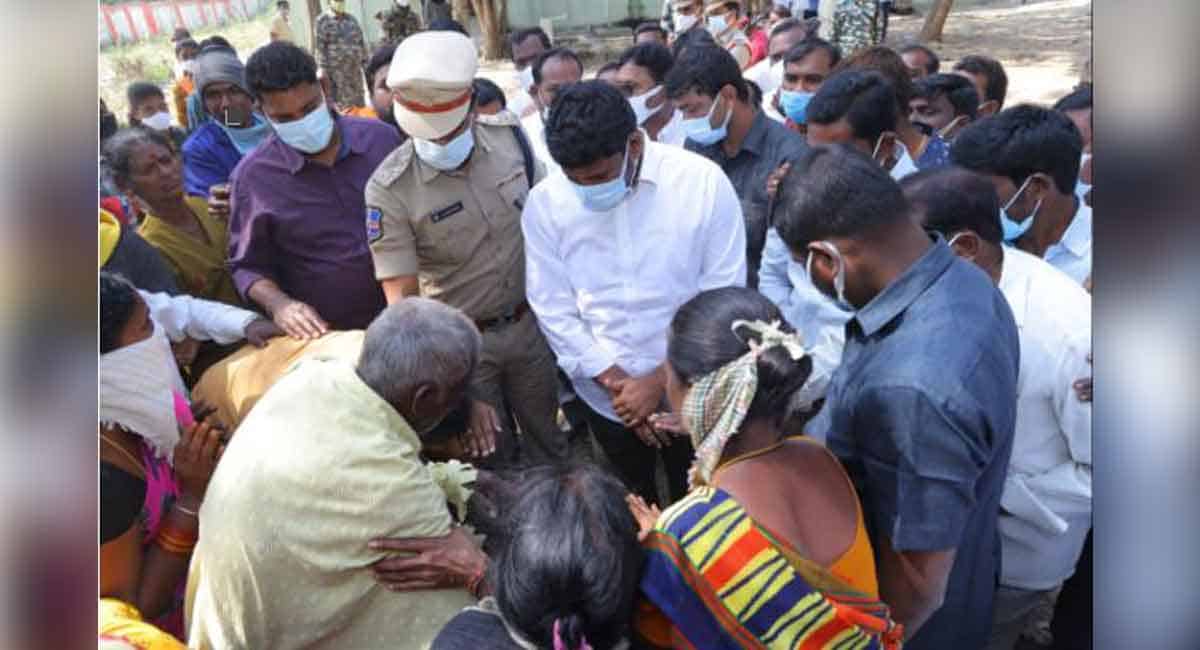 Balka Suman assures all help to victim’s kin