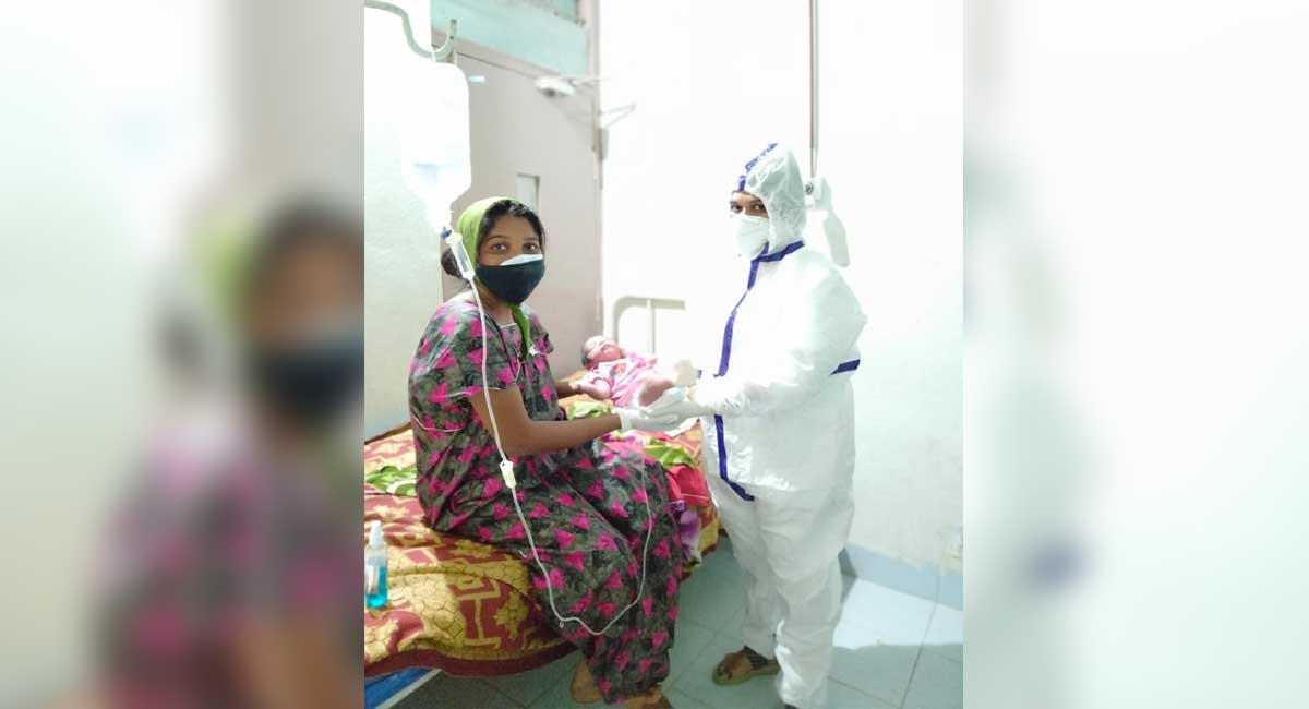 Bhainsa hospital performs delivery of Covid positive woman