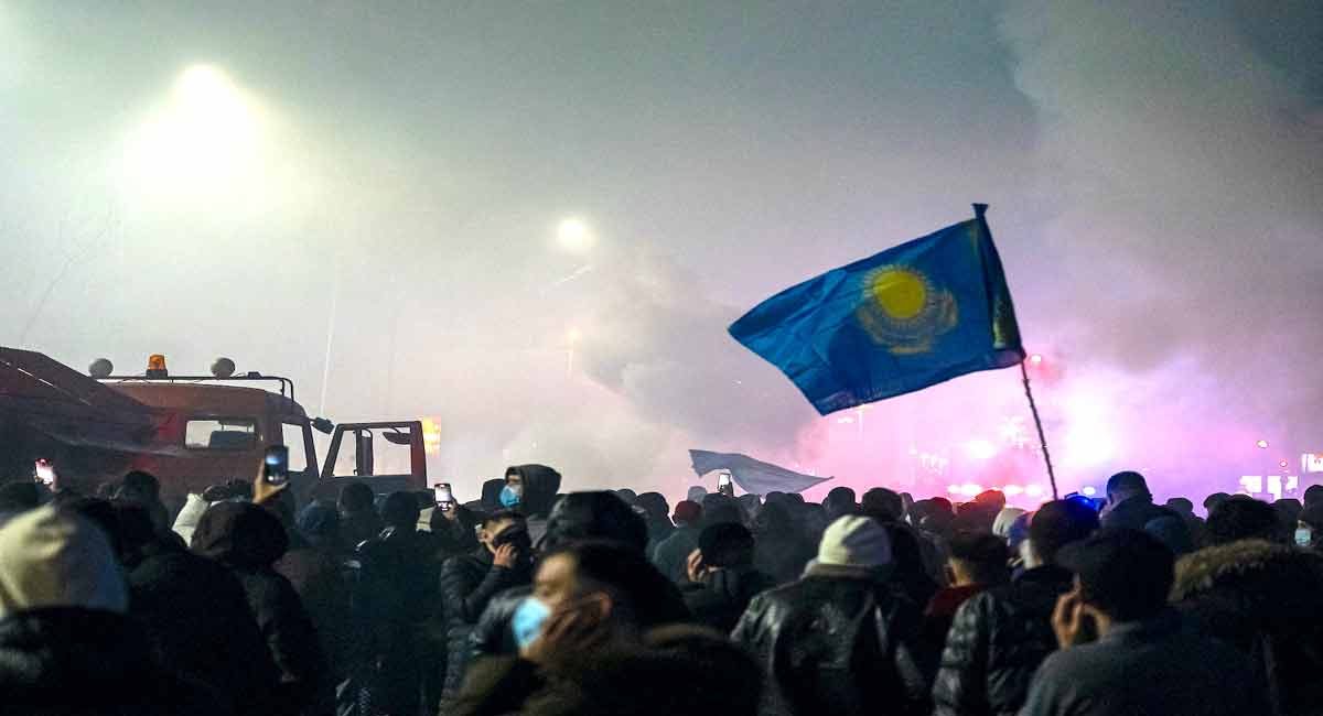 Violent unrest in Kazakhstan