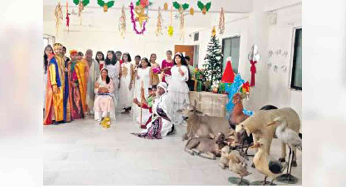 DPS Nacharam students usher in Christmas cheers