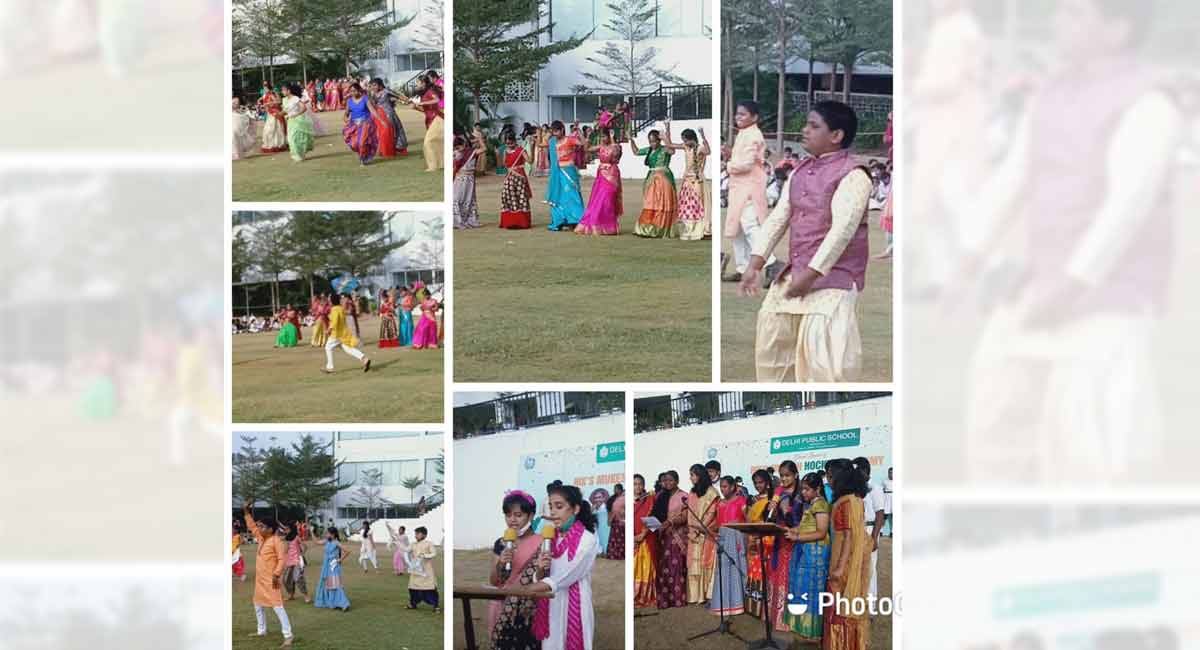Sankranti celebrated with fervour at Delhi Public School, Nadergul