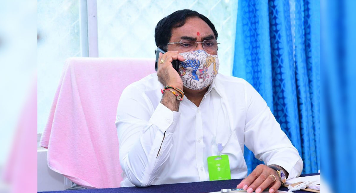 Minister Errabelli asks people to get second dose of Covid vaccine