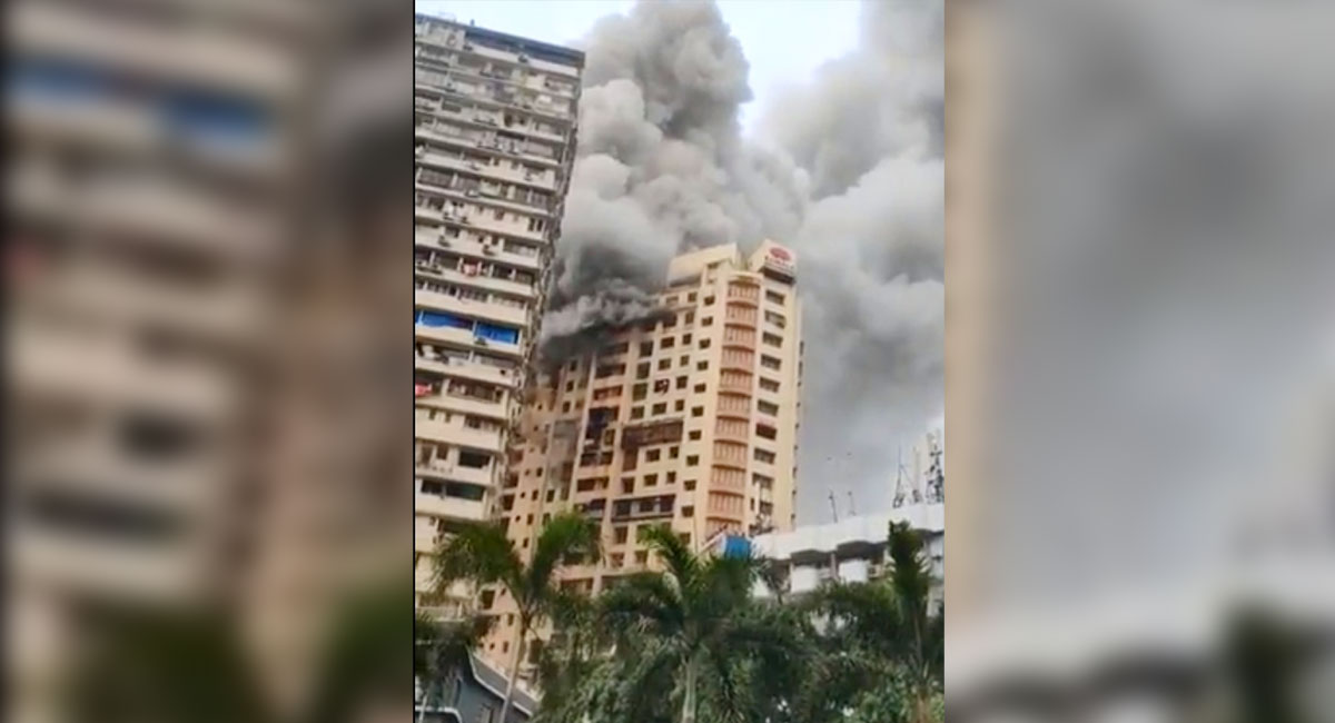 2 killed, 13 injured in fire accident at 20 storey building in Mumbai