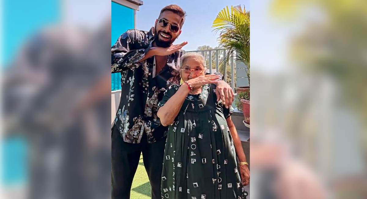 Hardik Pandya’s nani ‘Pushpa’ grooves to the most famous ‘Srivalli’ song