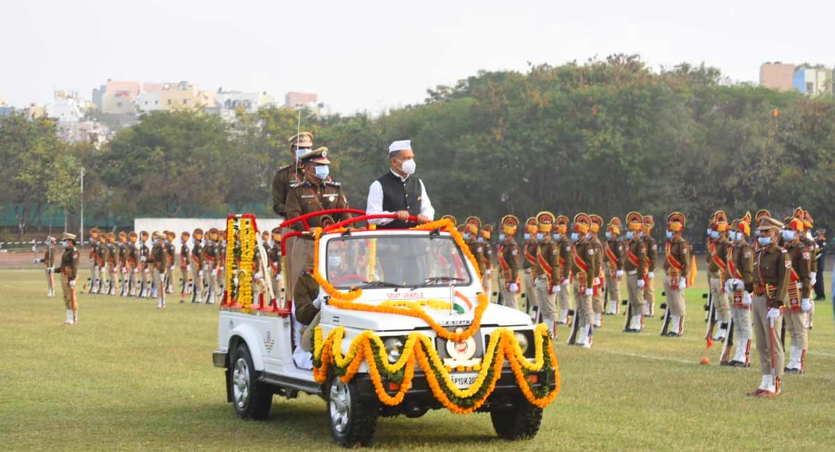 Hyderabad celebrates 73rd Republic Day of India
