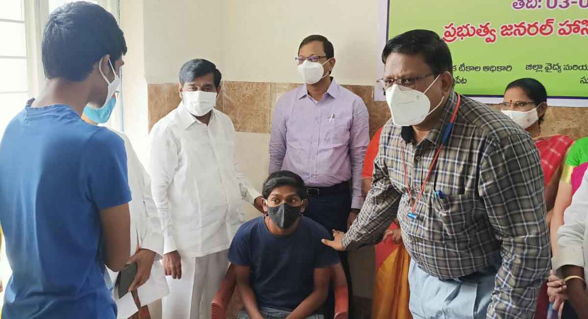 Jagadish Reddy urges teenagers to get Covid jab