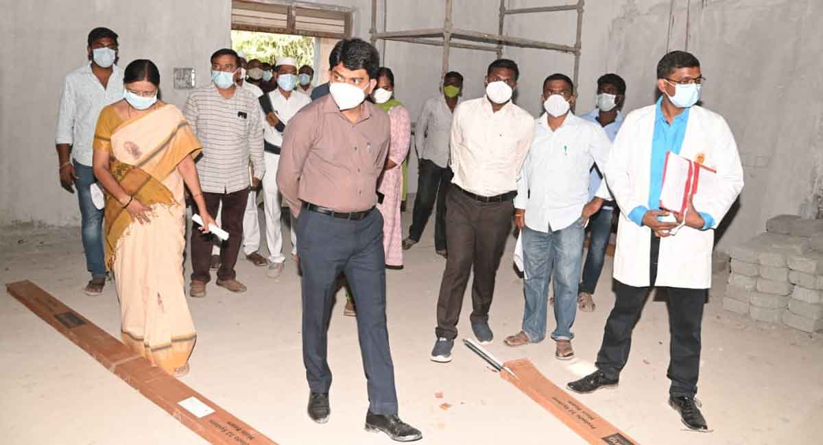 Jagtial: Officials told to speed up medical college works