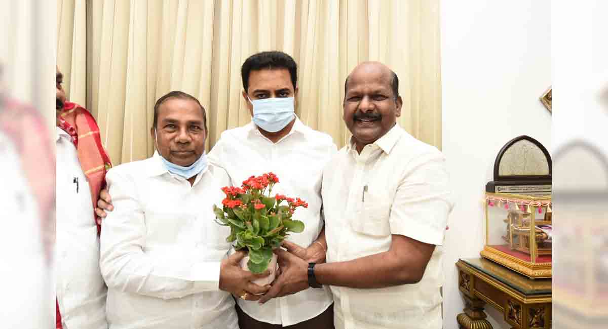 MLA Manik Rao requests KTR for conducting Zaheerabad municipal polls