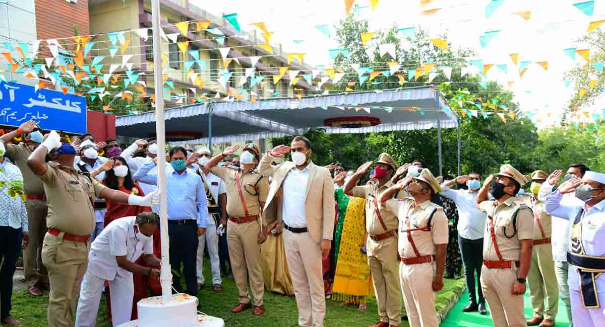 Republic Day celebrations low profile in Karimnagar