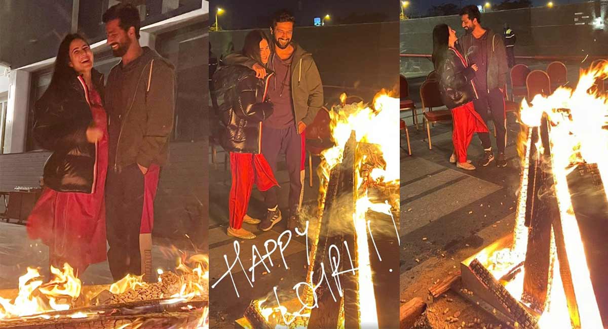 Katrina Kaif shares a glimpse of her first Lohri with Vicky Kaushal