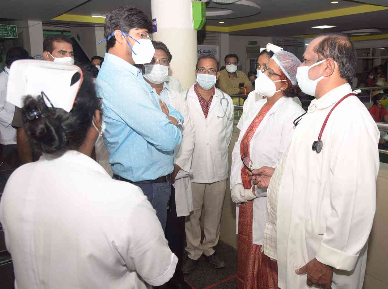 Paediatric Covid ward set up at District Hospital in Khammam