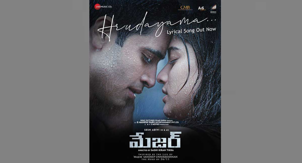 ‘Hrudayama’ lyrical song from Adivi Sesh’s “Major”: A soulful romantic melody