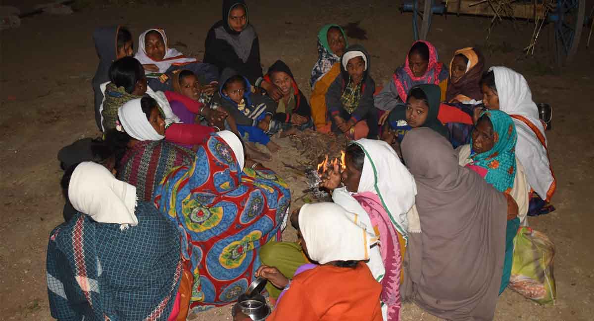 Stage set for Nagoba jatara of Mesrams in Adilabad