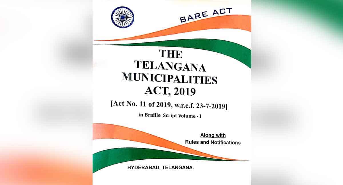 First-of-its-kind Municipal Act in Braille unveiled