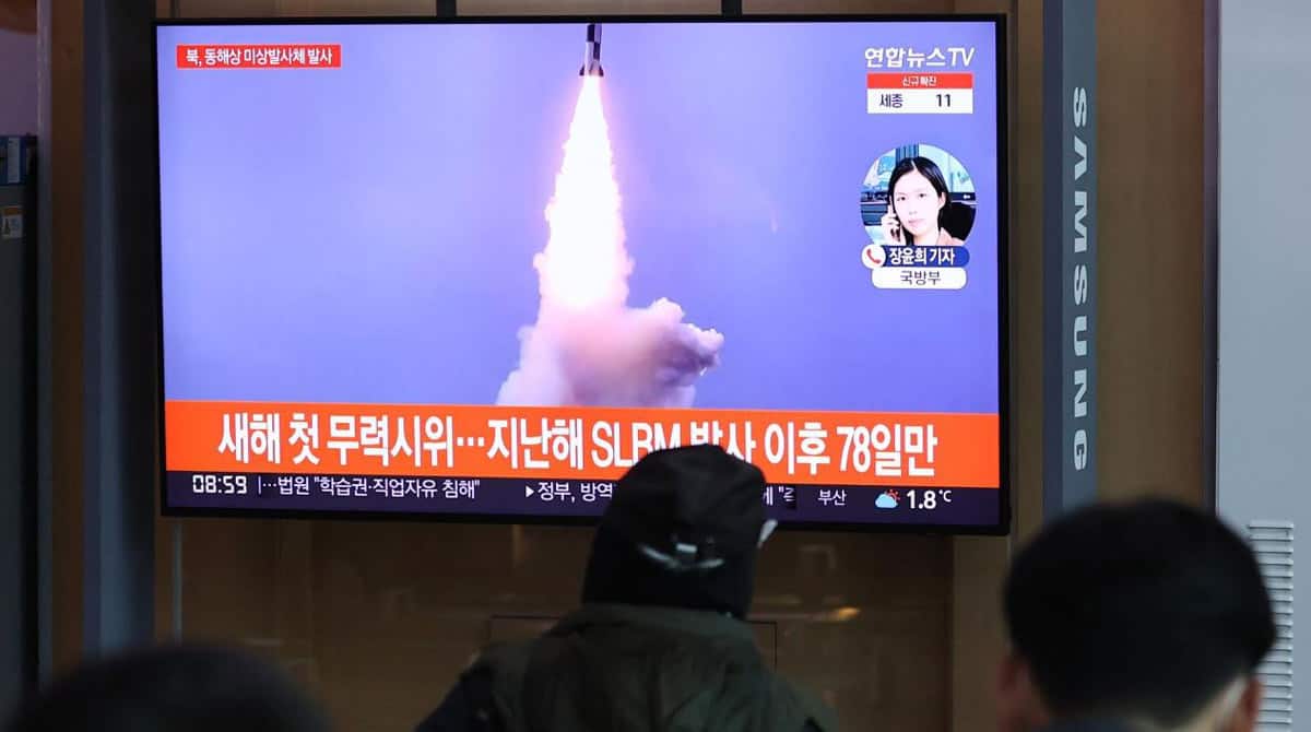 N. Korea fires suspected ballistic missile toward East Sea