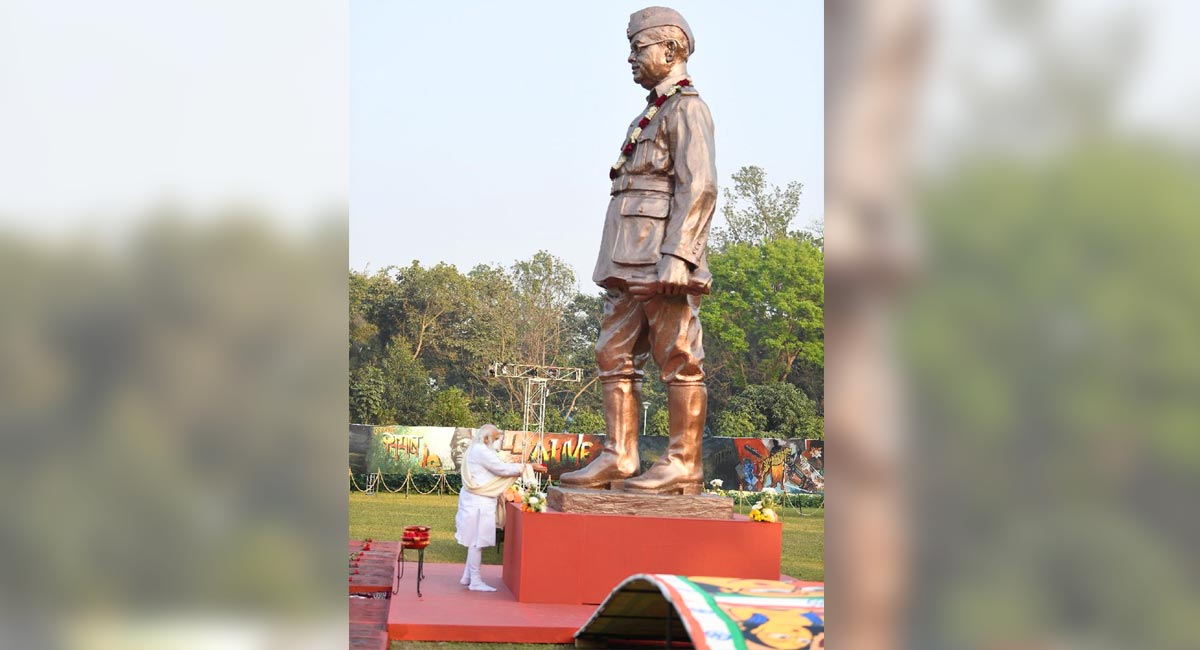 PM Modi pays tribute to Netaji on is 125th birth anniversary