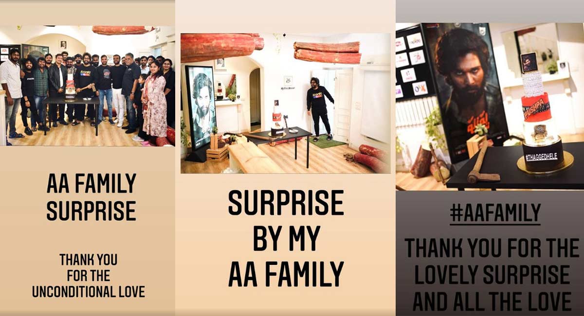 ‘Pushpa’-themed party to celebrate Allu Arjun’s return from vacation