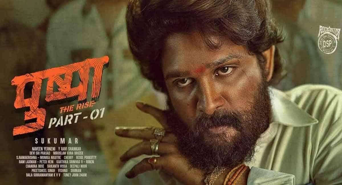 Hindi version of Allu Arjun’s “Pushpa: The Rise” unstoppable in North belt