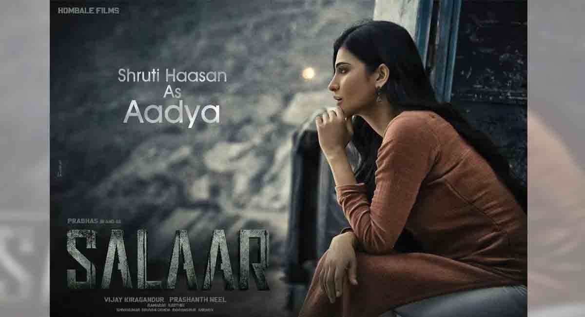 Shruti Haasan expresses gratitude to ‘Salaar’ makers