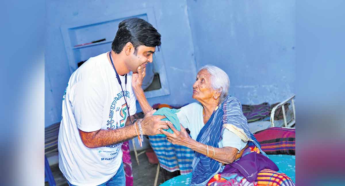 Books of different genres distributed to children at orphanage