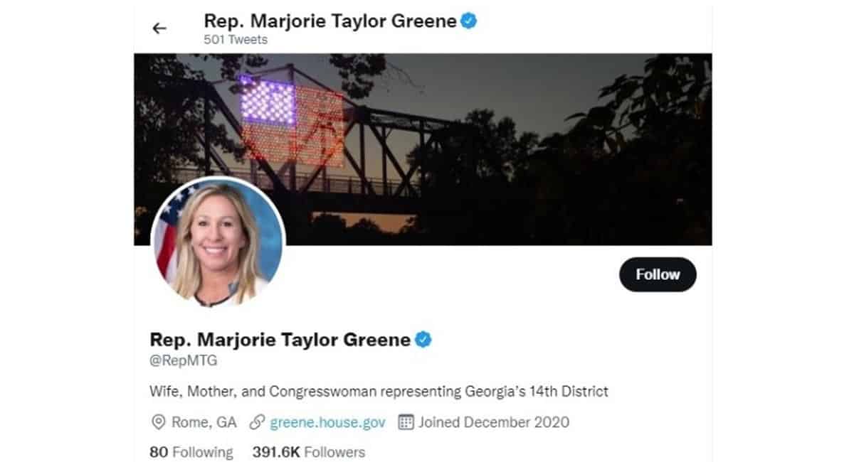 Twitter permanently suspends US Congresswoman’s account for Covid misinformation