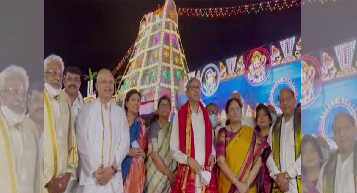 CJI NV Ramana offers prayers at shrine of Lord Venkateswara in Tirupati
