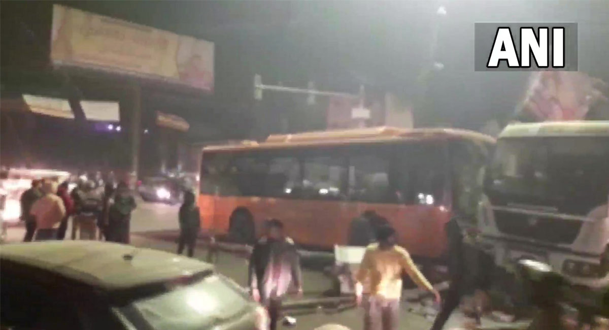 Watch: 6 dead after electric bus runs over bystanders in Kanpur