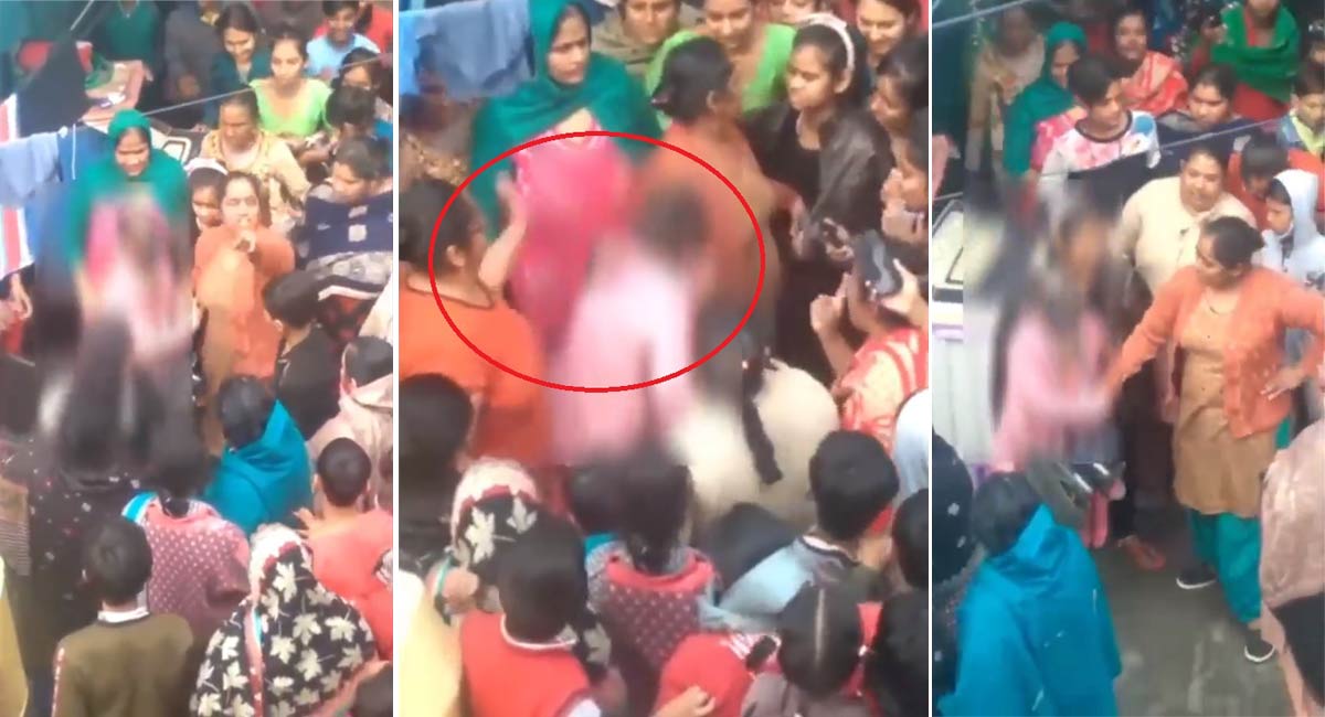 Watch: Gang-rape survivor paraded in Delhi; her hair cut and face blackened
