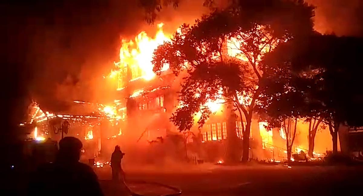 Watch: Major fire breaks out at Secunderabad Club