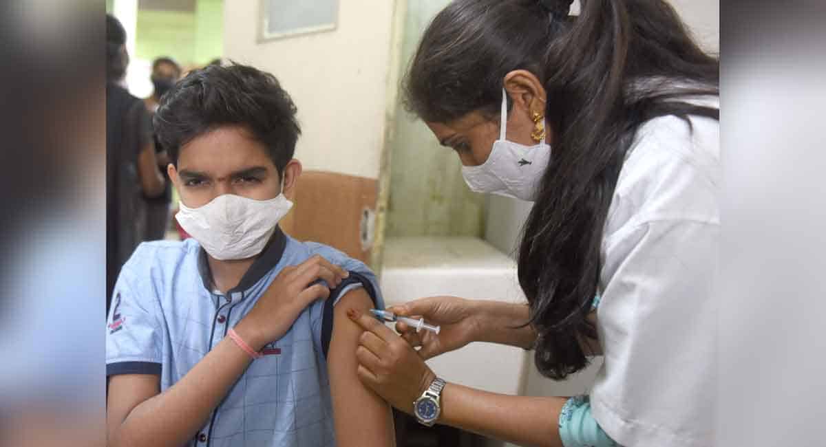Telangana: 84,960 youngsters receive first dose on Tuesday