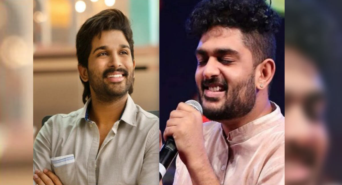 Allu Arjun praises Sid Sriram for mesmerizing performance on ‘Srivalli’