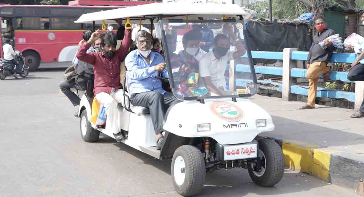 Now, battery-operated vehicle will ferry passengers from CBS to MGBS