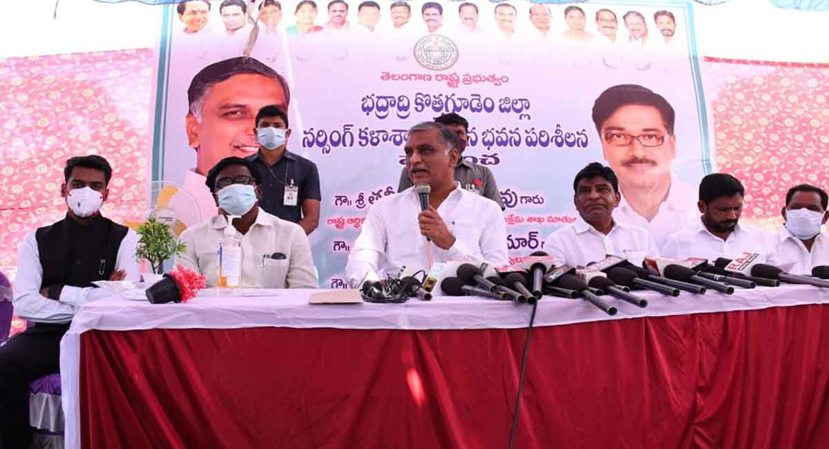 BJP making country ‘Nirudyoga Bharat’: Harish Rao