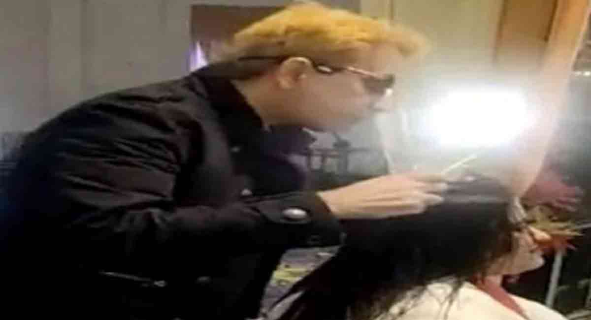 Jawed Habib creates furore by spitting on woman’s head