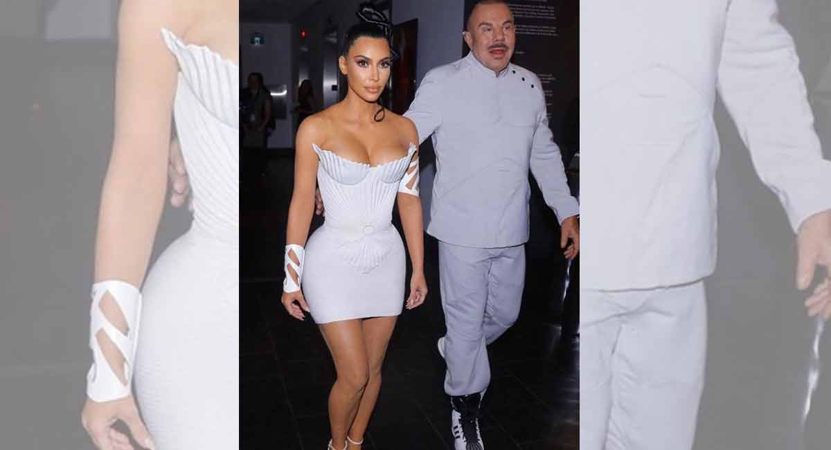 Kim mourns death of fashion collaborator Manfred Thierry Mugler