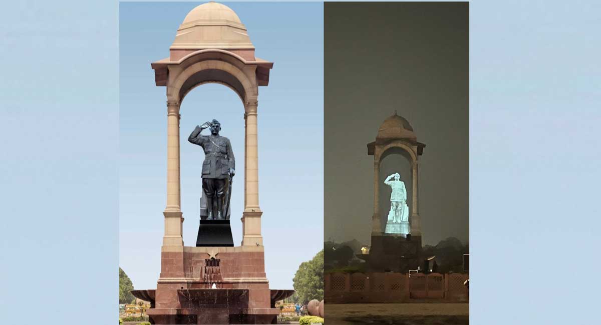 PM to unveil hologram statue of Netaji Subhas Chandra Bose at India Gate