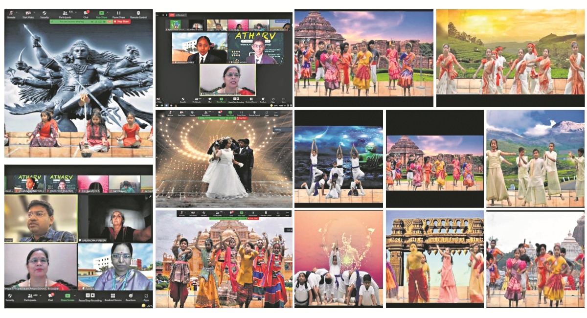 Students of Pallavi Model School explore essence of Navarasas