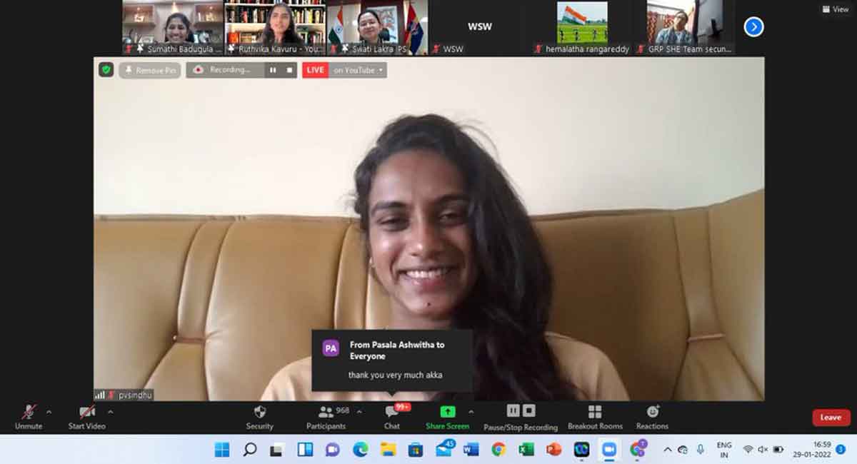 Shuttler Sindhu asks people not to tolerate cyber bullying