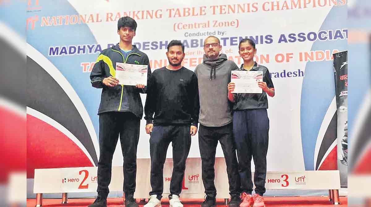 Sreeja, Snehit bag bronze medals at UTT Table Tennis Championship